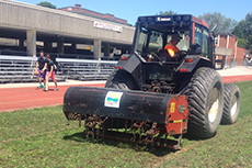 Core aeration process
